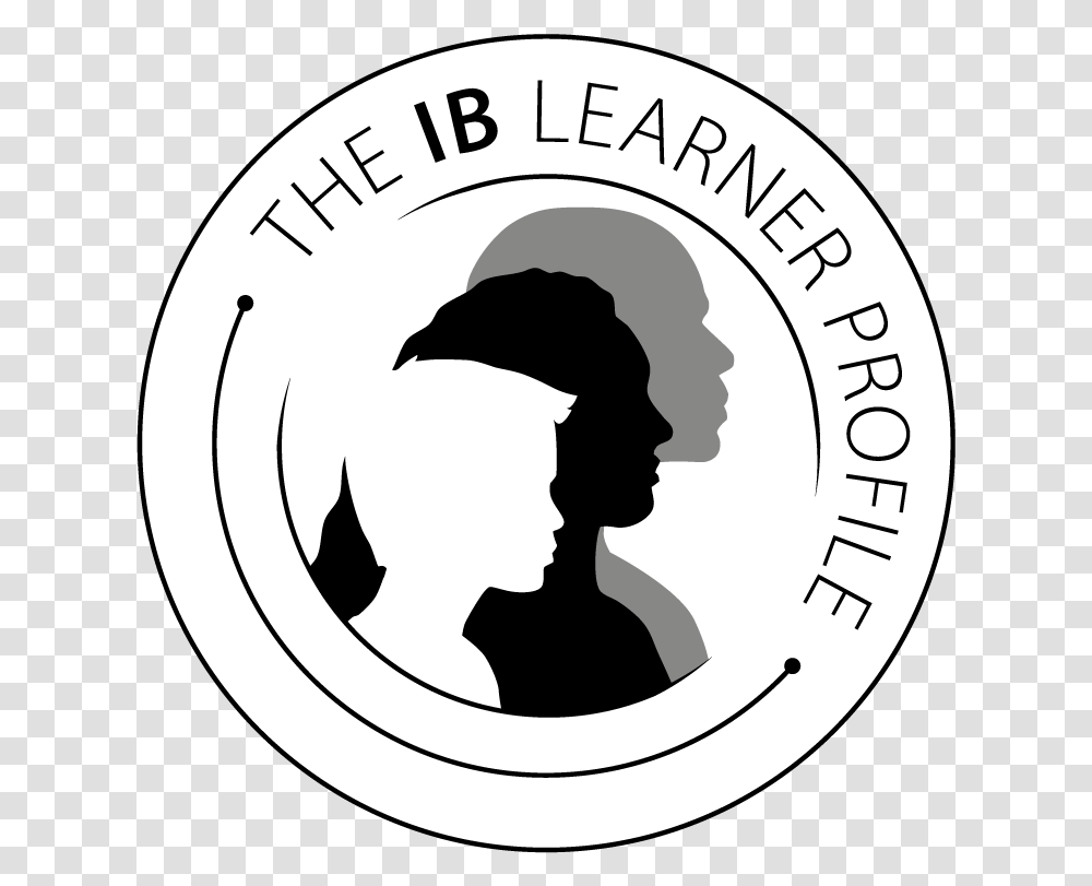Ib Learner Profile Black And White Ib Learner Profile, Label, Logo Transparent Png