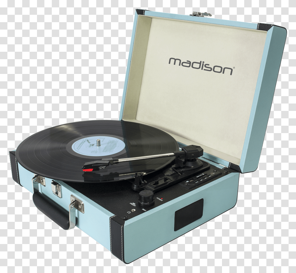 Ibiza Sound Madison Mad Retrocase Vintage Turntable, Electronics, Tape Player, Cd Player, Box Transparent Png