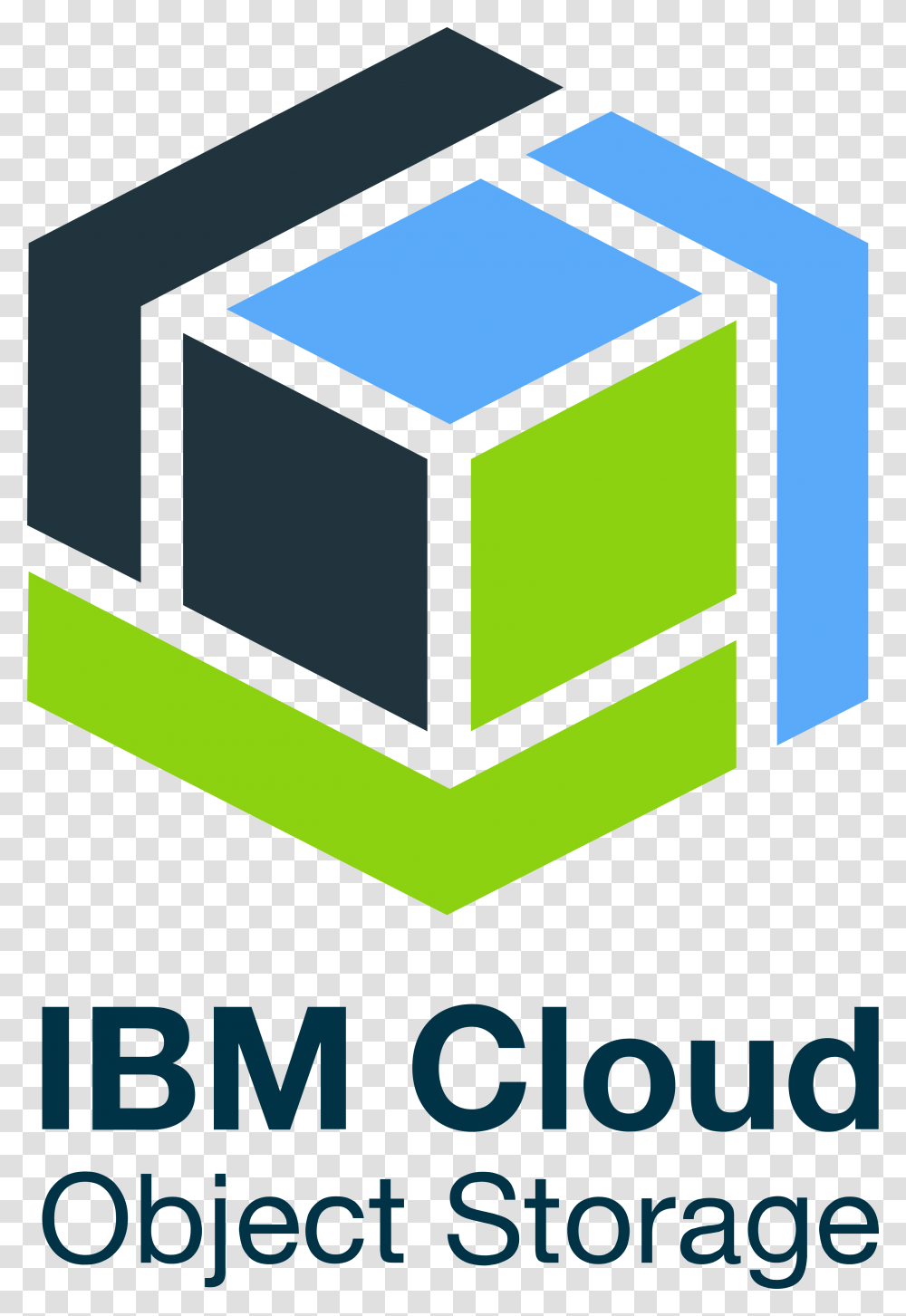 Ibm Cloud Object Storage Logo Ibm Cloud Object Storage, Rubix Cube, Graphics, Art, Poster Transparent Png