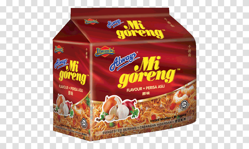 Ibumie Original Always Mi Goreng Mi Goreng, Sweets, Food, Confectionery, Box Transparent Png