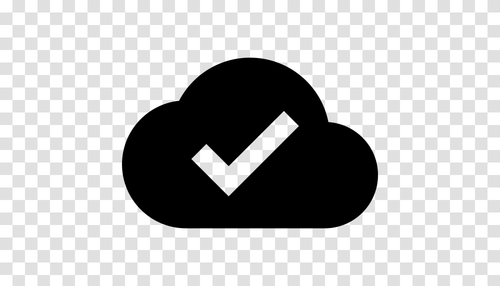 Ic Cloud Done Black Icon With And Vector Format For Free, Gray, World Of Warcraft Transparent Png