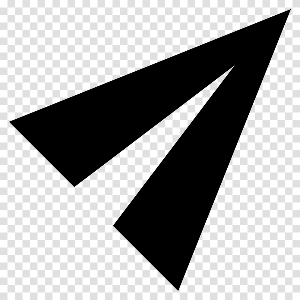 Ic Send Send Email Icon, Triangle, Logo Transparent Png