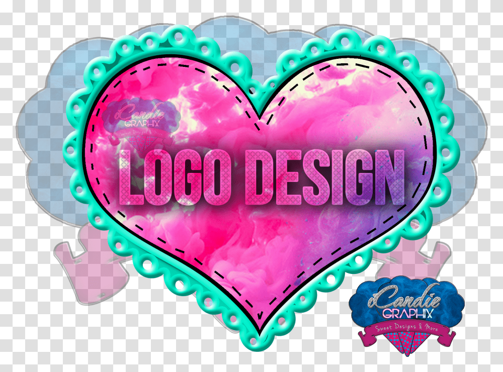 Icandie Graphix Logo Design Girly, Heart, Birthday Cake, Dessert, Food Transparent Png