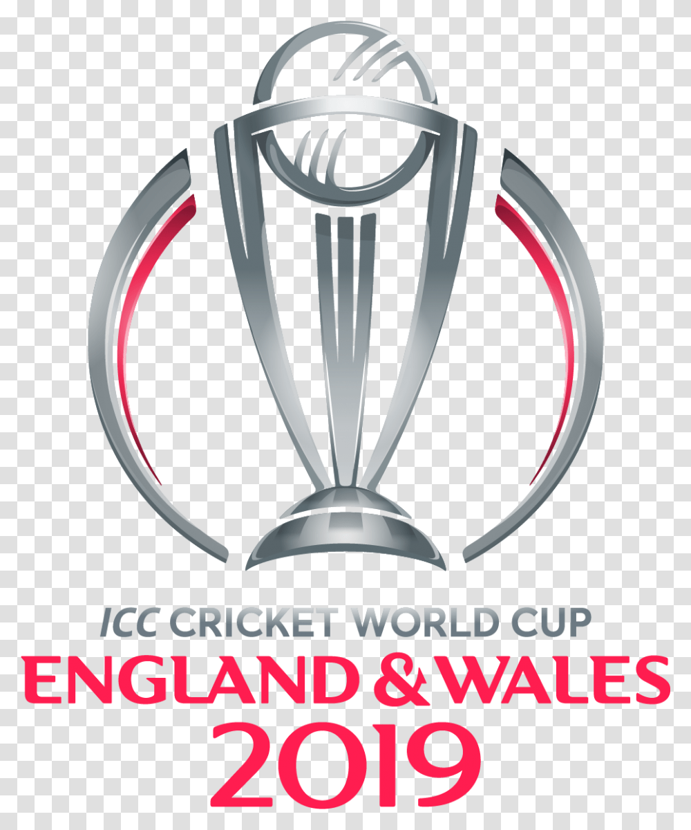 Icc Cricket World Cup 2019 Logo, Trademark, Trophy, Lamp Transparent Png