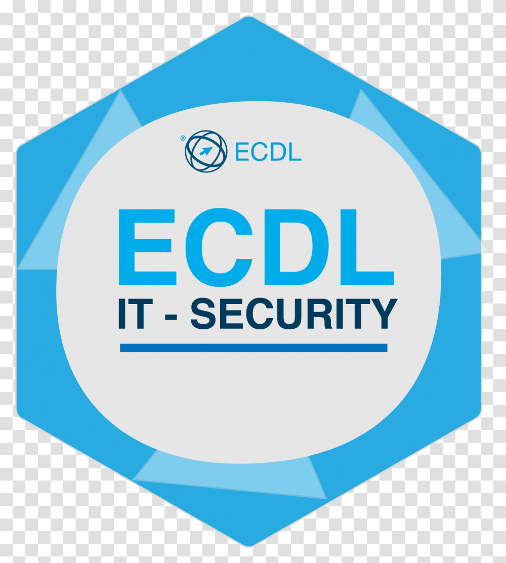 Icdl It Security Logo Certificazione Ecdl, Label, Advertisement, Paper Transparent Png