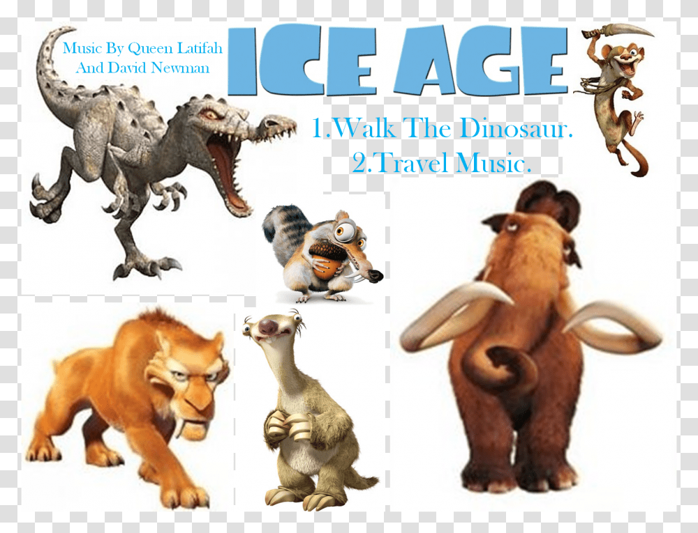 Ice Age, Animal, Word, Mammal, Dog Transparent Png