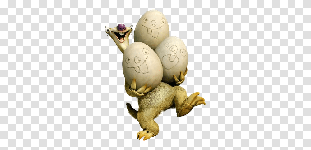 Ice Age, Character, Toy, Egg, Food Transparent Png