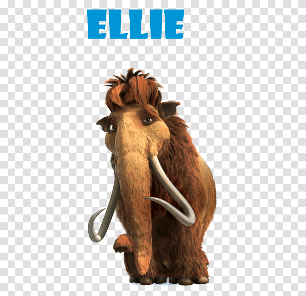 Ice Age Ellie, Mammal, Animal, Cow, Cattle Transparent Png
