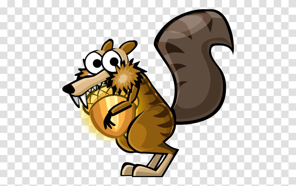 Ice Age Squirrel Ice Age Squirrel Cartoon, Plant, Animal, Seed, Grain Transparent Png