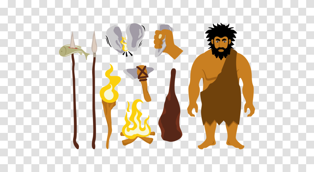Ice Age Vector Icons, Person, Human, Fire Transparent Png