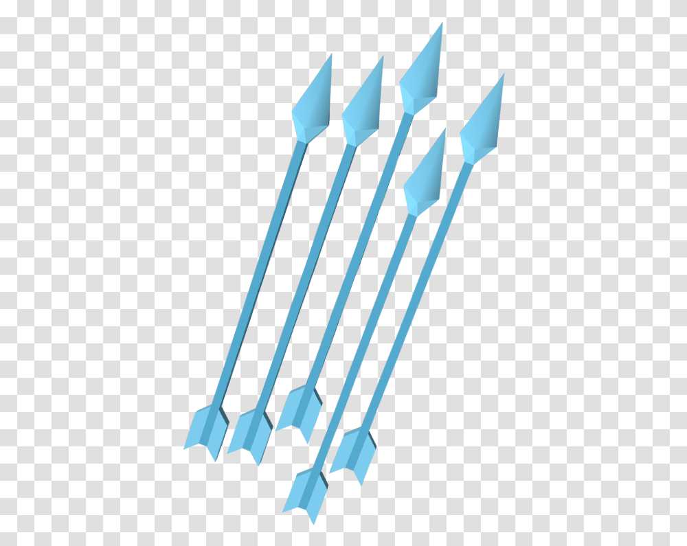 Ice Arrows The Runescape Wiki Blue Bow Arrow, Symbol, Oars Transparent Png