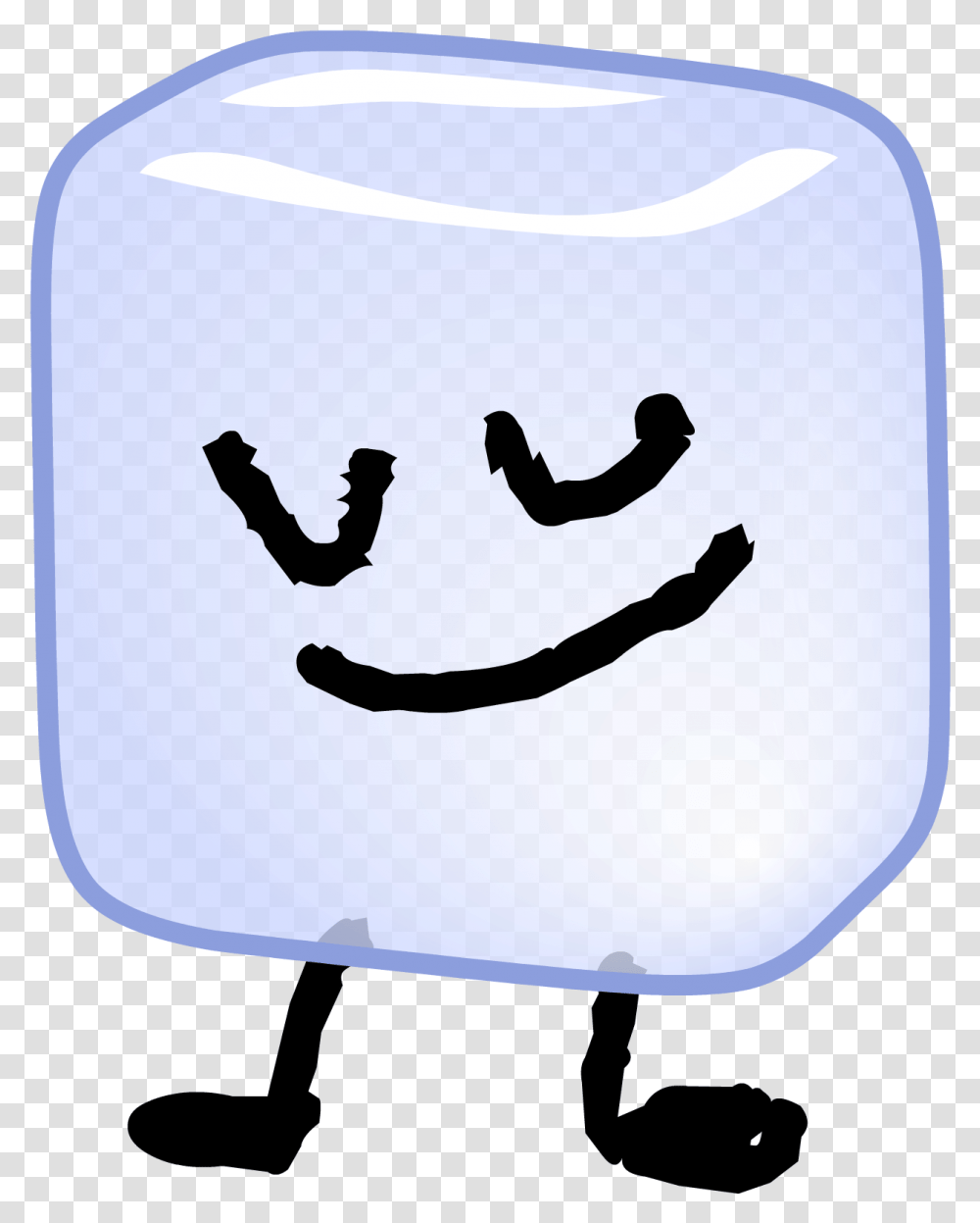 Ice Bag Clipart Bfb Ice Cube Jr, Person, Human, Stencil, Paper Transparent Png