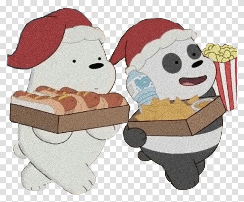 Ice Bear Amp Panda We Bare Bears Ice Bear Christmas, Sweets, Food, Cream, Dessert Transparent Png