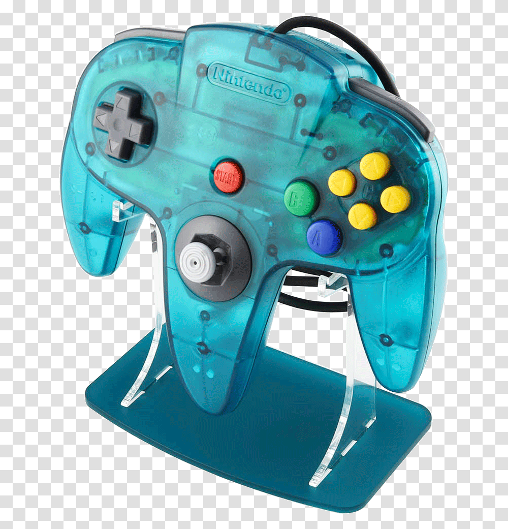 Ice Blue N64 Funtastic Controller Nintendo 64 Watermelon Red, Electronics, Helmet, Apparel Transparent Png