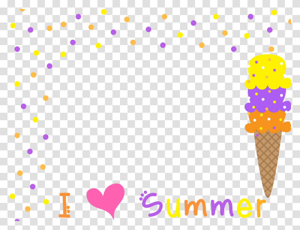 Ice Border Summer, Paper, Confetti, Rug Transparent Png