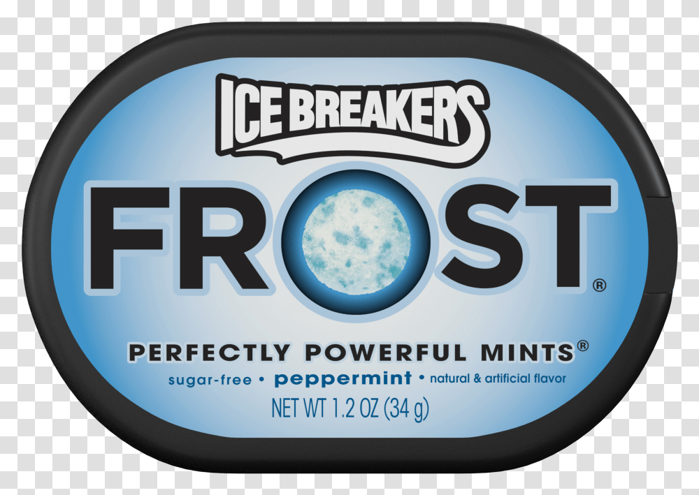 Ice Breakers Frost Peppermint Mints, Disk, Dvd, Label Transparent Png