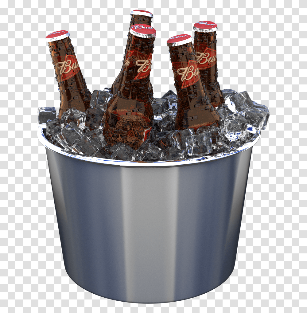 Ice Bucket Photo Ice Bucket Beer, Beverage, Drink, Soda, Bottle Transparent Png