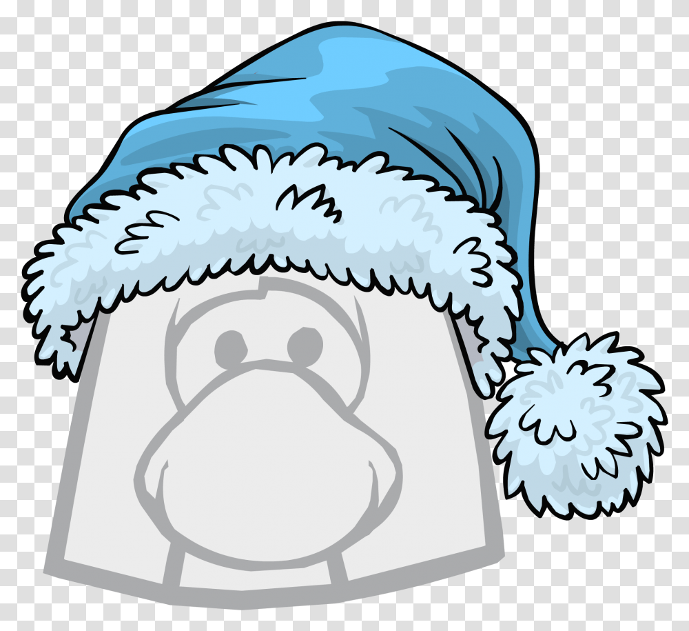Ice Christmas Hat Club Penguin Rewritten Wiki Fandom Cartoon Christmas Tree Topper, Clothing, Apparel, Bonnet, Cap Transparent Png