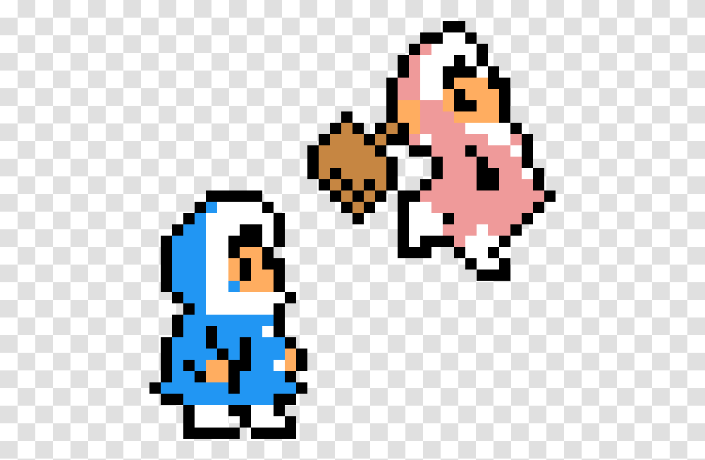 Ice Climbers 8 Bit, Pac Man, First Aid Transparent Png