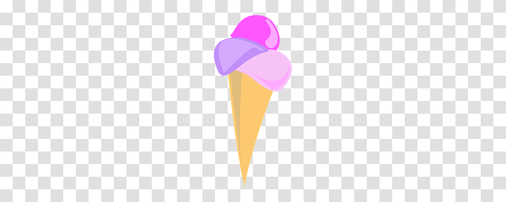 Ice Cream Food, Cone, Dessert, Creme Transparent Png