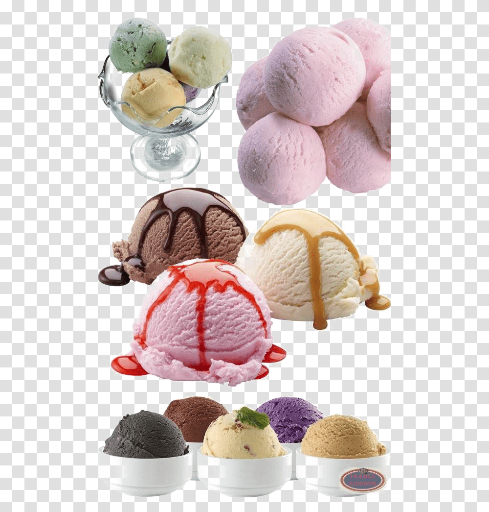 Ice Cream Balls Photos Ice Cream Three Flavors, Dessert, Food, Creme, Sweets Transparent Png