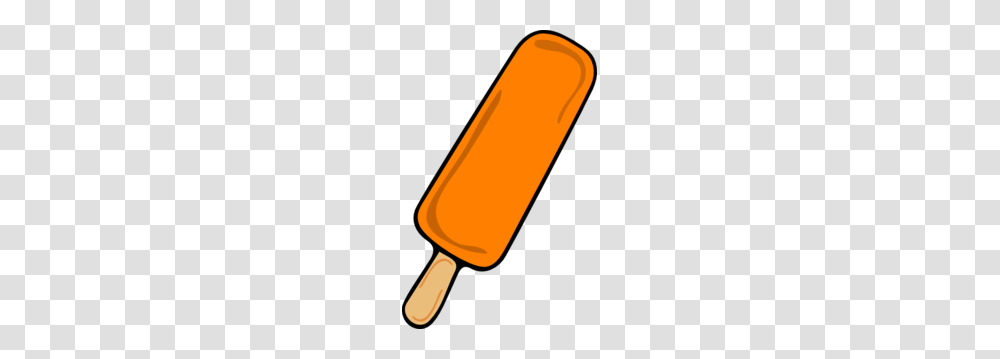 Ice Cream Bar Orange Clip Art, Ice Pop Transparent Png