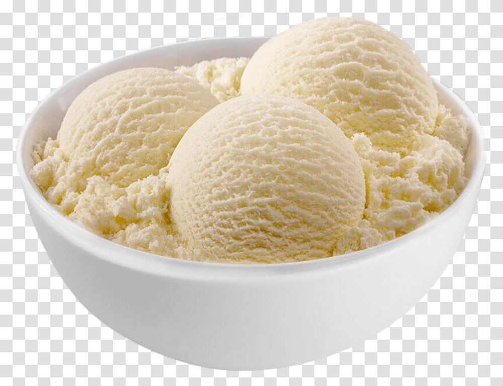 Ice Cream Bowl, Dessert, Food, Creme Transparent Png