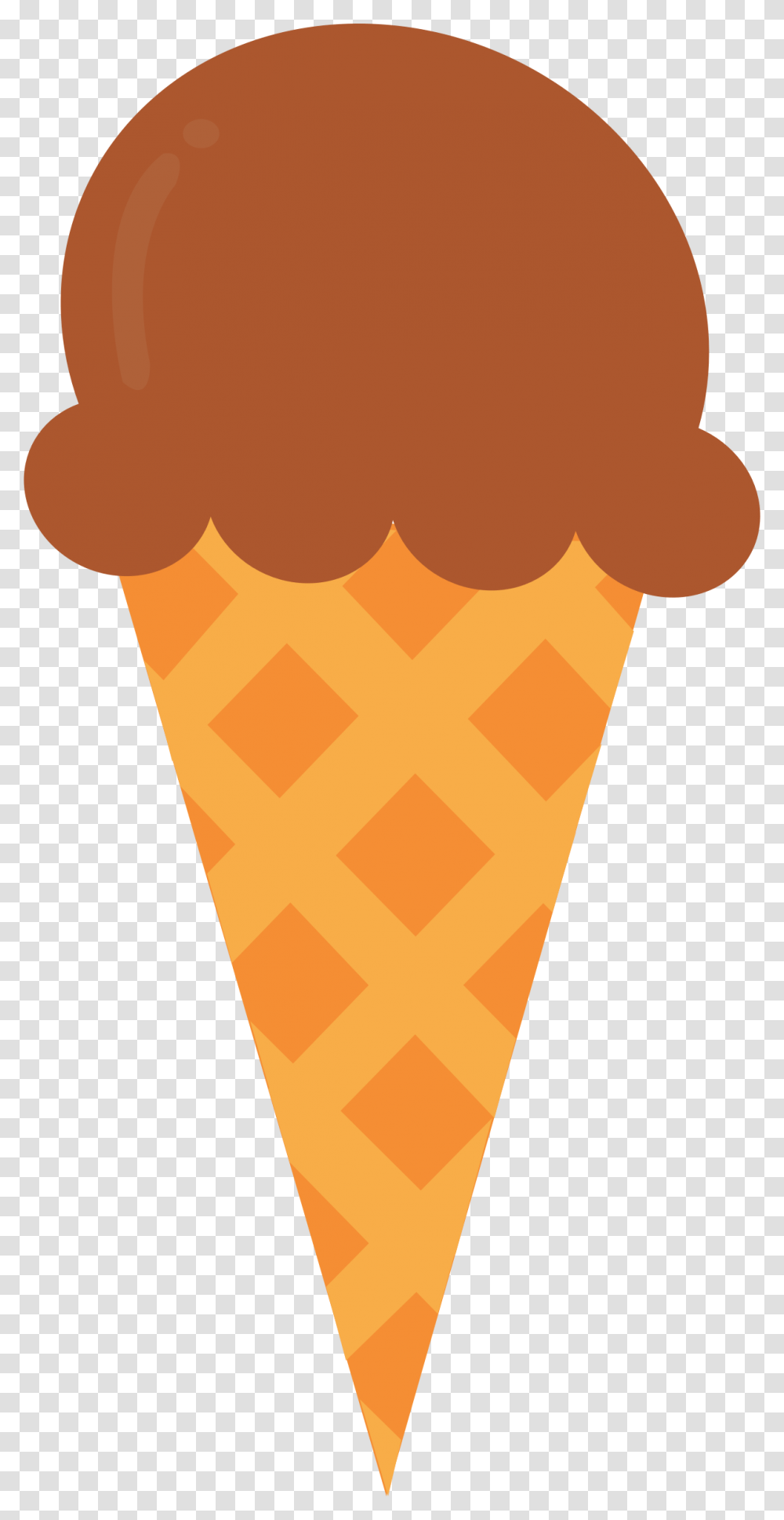 Ice Cream Cone Big Clip Art Ice Cream Cone, Dessert, Food, Triangle, Creme Transparent Png