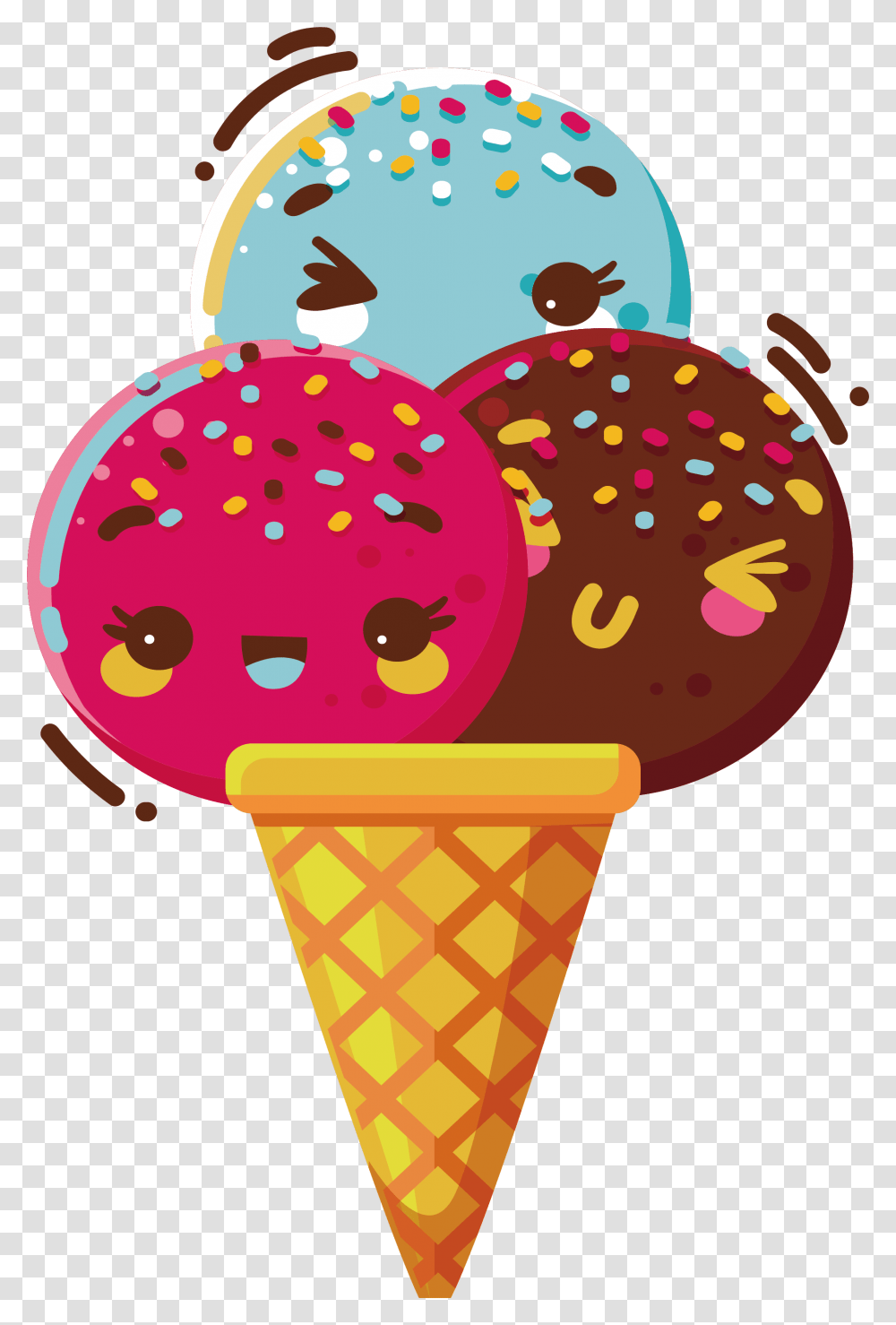 Ice Cream Cone Chocolate Ice Cream Cone, Dessert, Food, Creme, Sweets Transparent Png