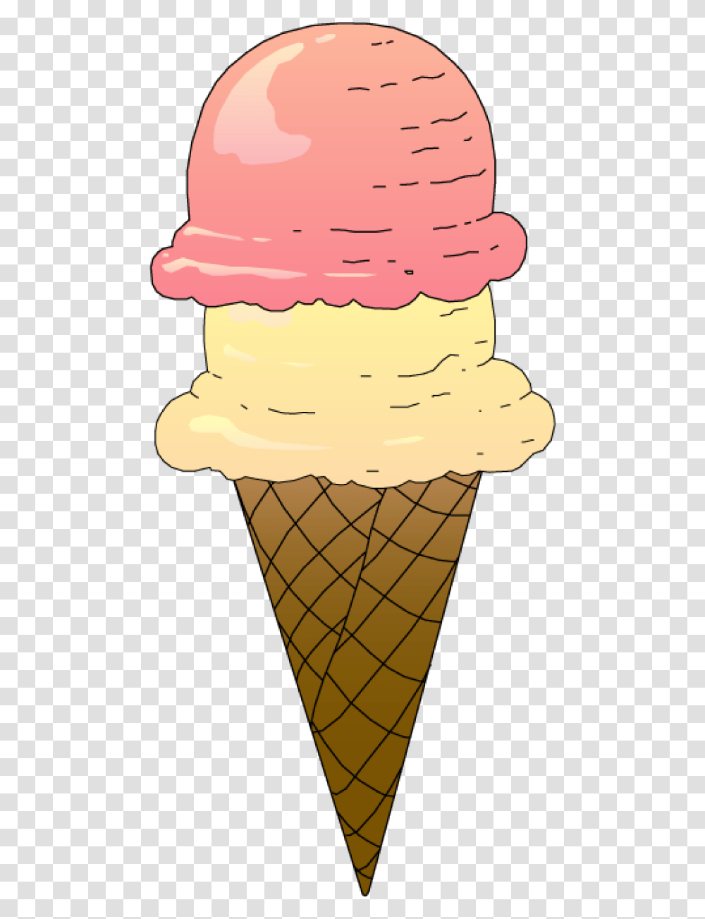 Ice Cream Cone Clipart, Dessert, Food, Creme, Sweets Transparent Png