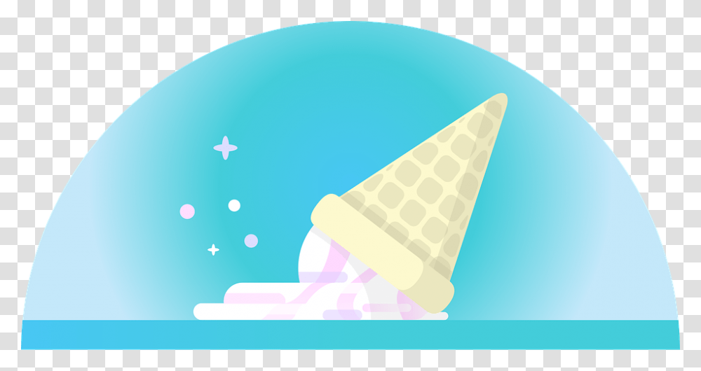 Ice Cream Cone, Apparel, Party Hat Transparent Png