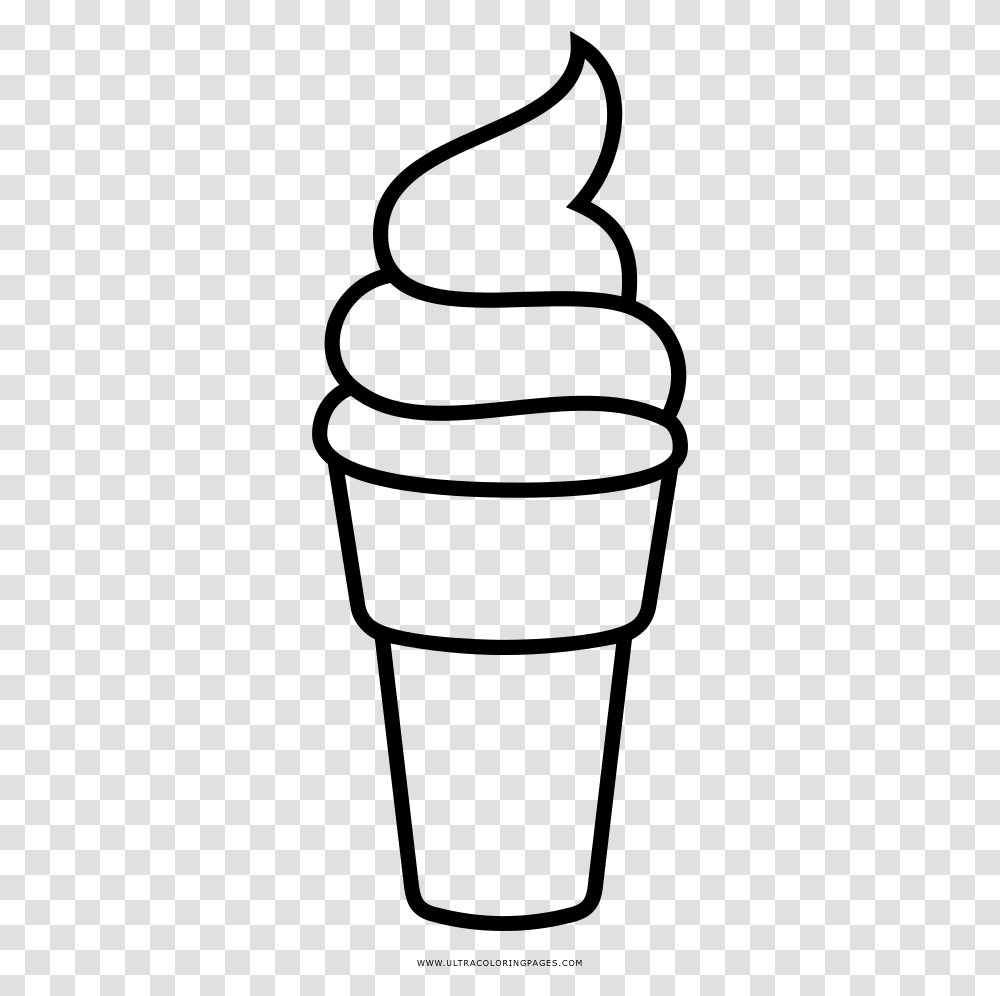Ice Cream Cone Coloring, Gray, World Of Warcraft Transparent Png