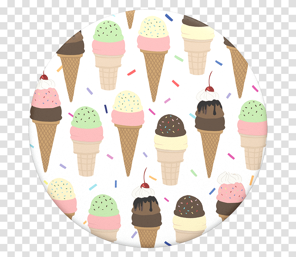 Ice Cream Cone, Dessert, Food, Creme, Birthday Cake Transparent Png