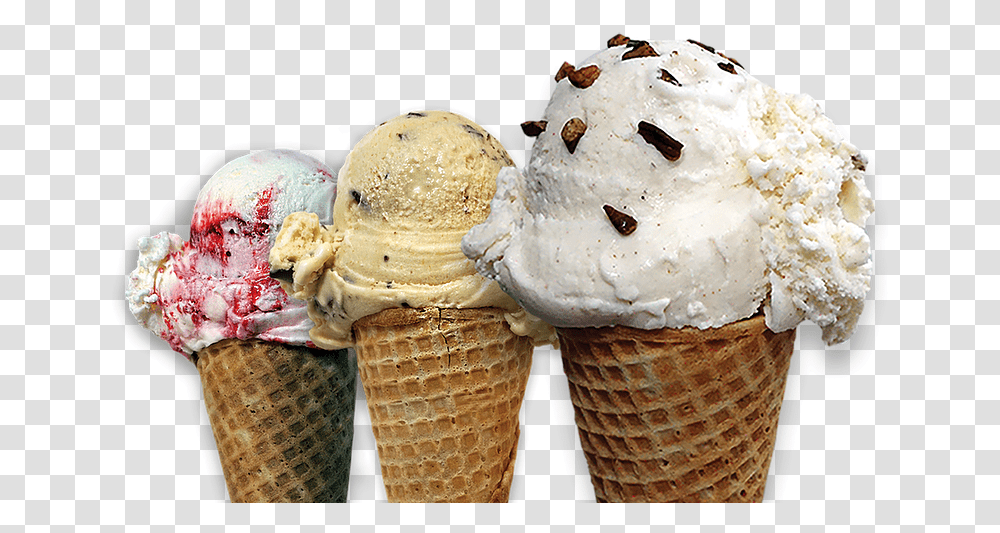 Ice Cream Cone, Dessert, Food, Creme, Icing Transparent Png