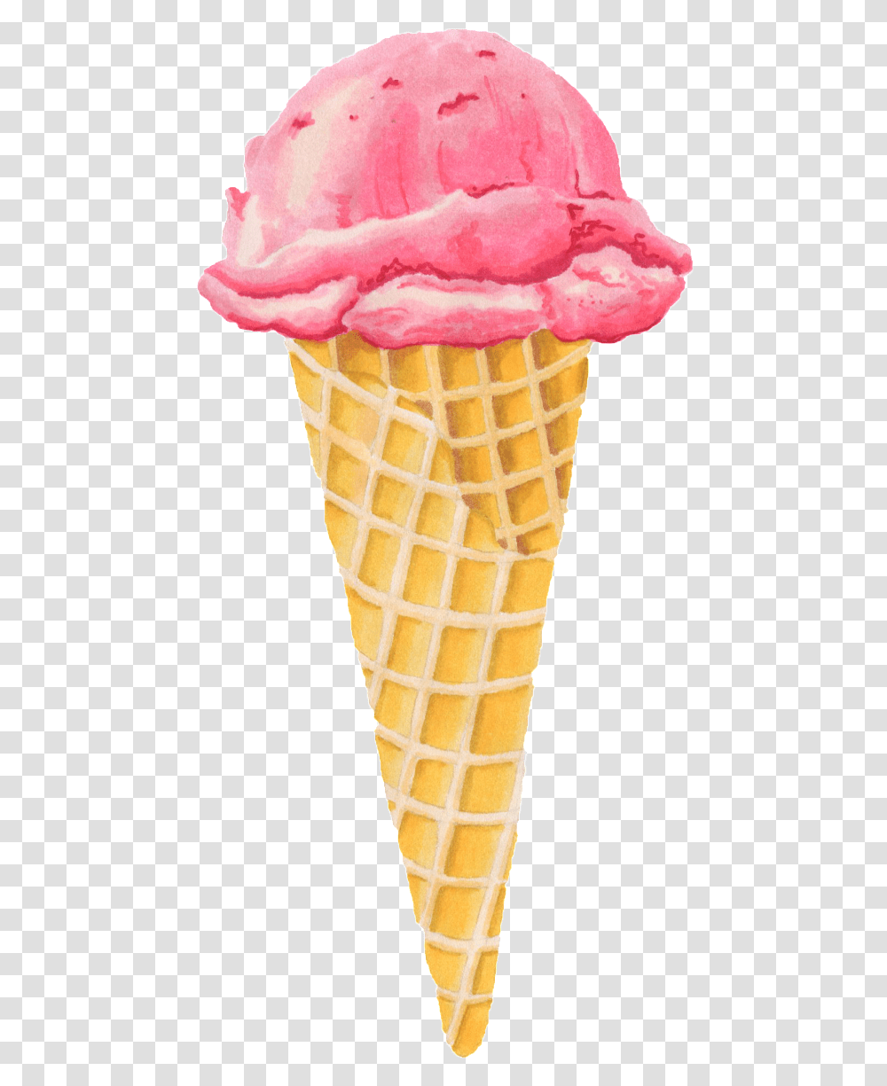 Ice Cream Cone, Dessert, Food, Creme, Person Transparent Png