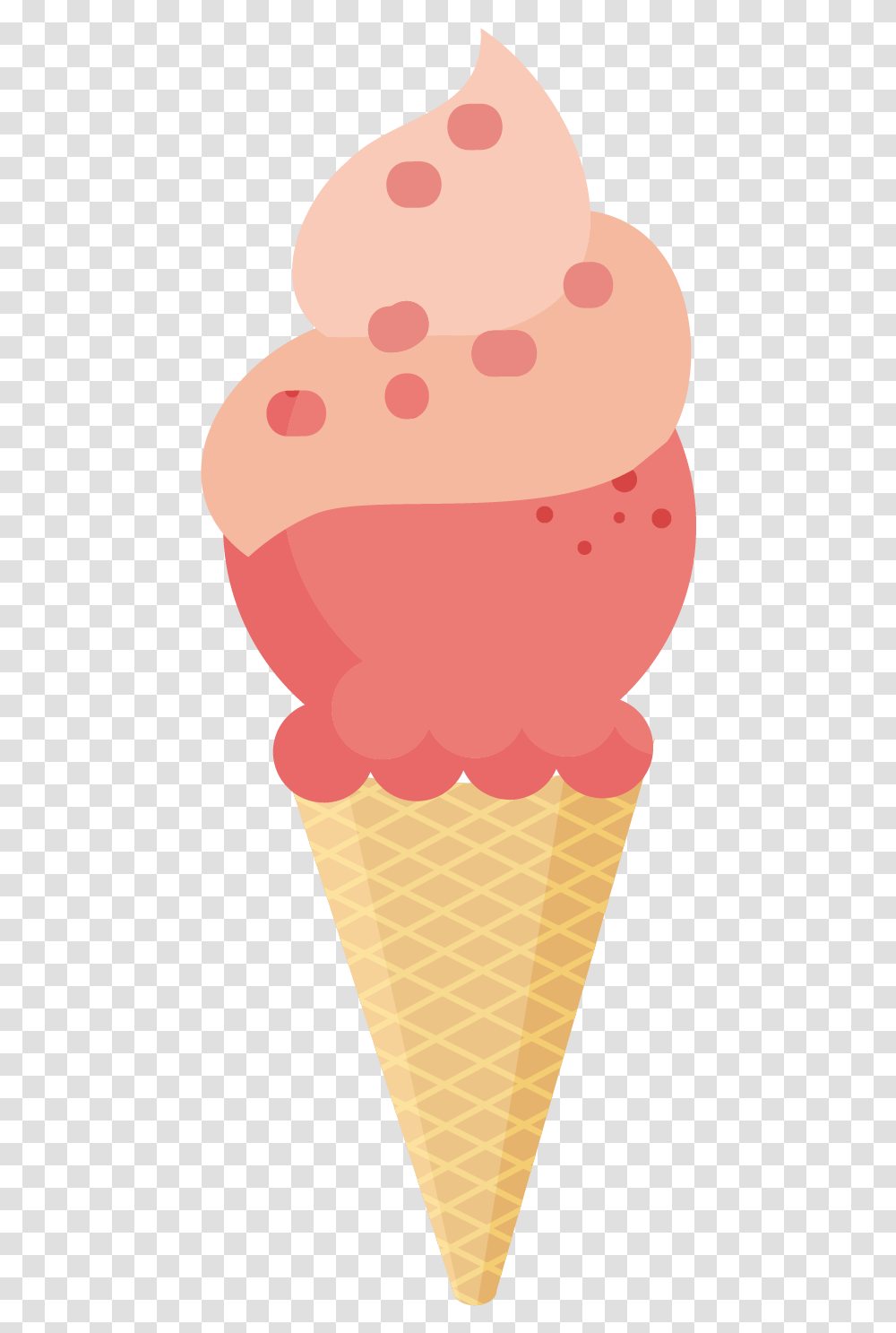 Ice Cream Cone, Dessert, Food, Creme, Snowman Transparent Png