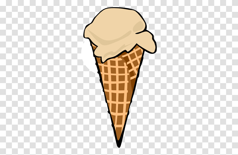 Ice Cream Cone, Dessert, Food, Creme Transparent Png