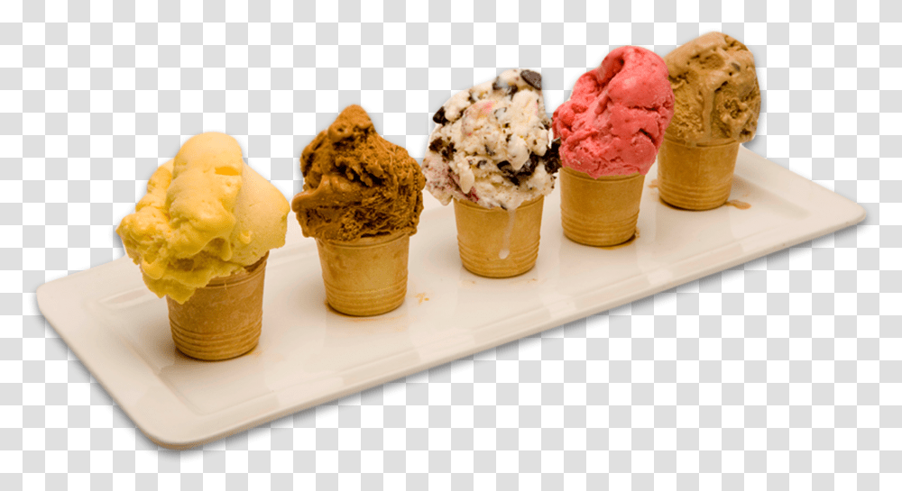Ice Cream Cone, Dessert, Food, Creme Transparent Png