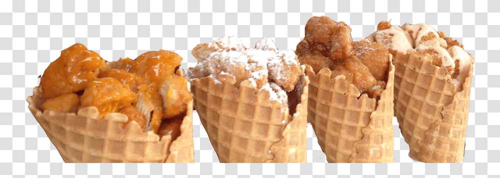 Ice Cream Cone, Dessert, Food, Creme, Waffle Transparent Png