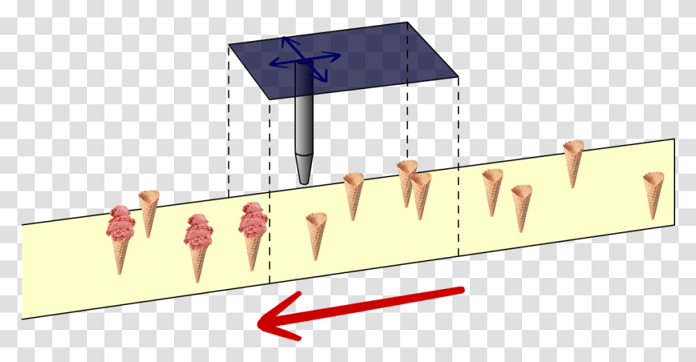 Ice Cream Cone Filling Process Illustration, Dessert, Food, Creme, Sweets Transparent Png