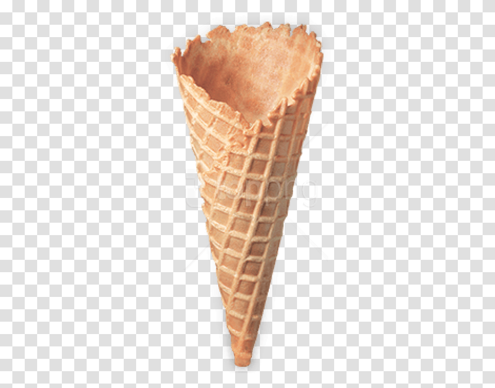 Ice Cream Cone Ice Cream Cone Background, Dessert, Food, Creme, Waffle Transparent Png