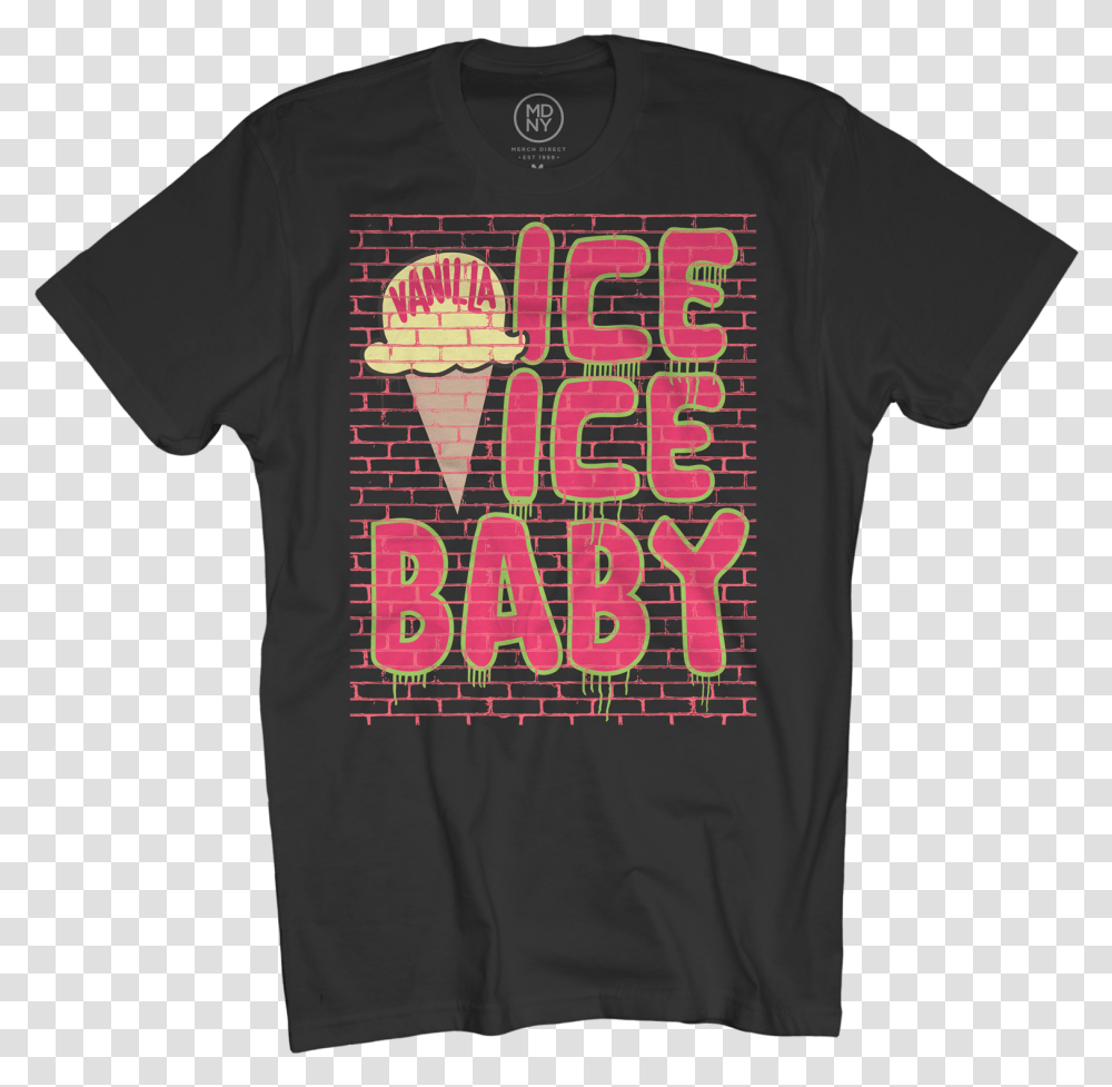 Ice Cream Cone Ice Ice Baby Active Shirt, Apparel, T-Shirt Transparent Png