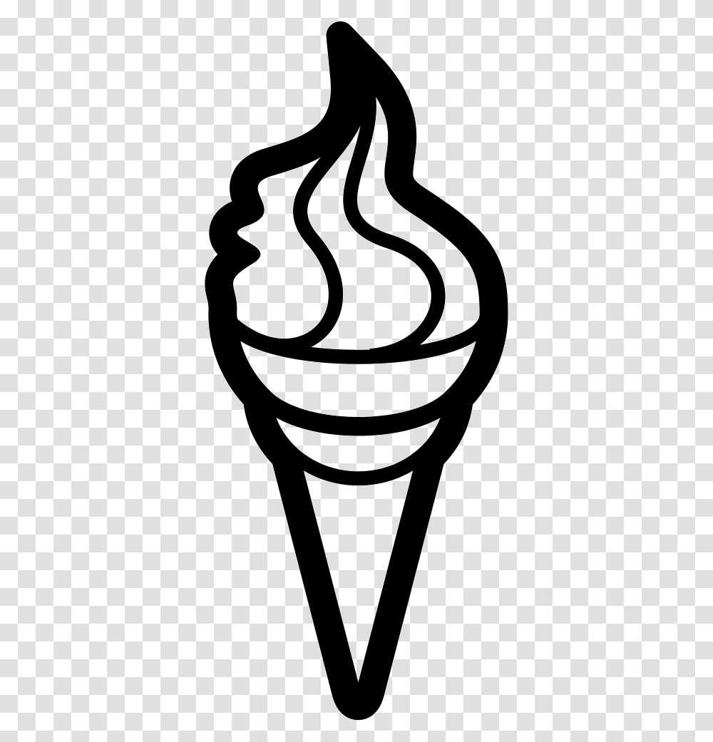 Ice Cream Cone, Light, Stencil, Trophy, Glass Transparent Png