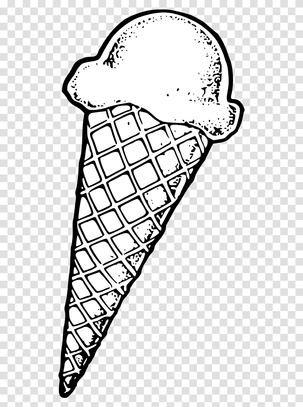 Ice Cream Cone Line Art, Apparel, Grenade, Bomb Transparent Png