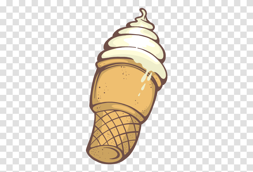 Ice Cream Cone, Plant, Food, Vegetable, Nut Transparent Png