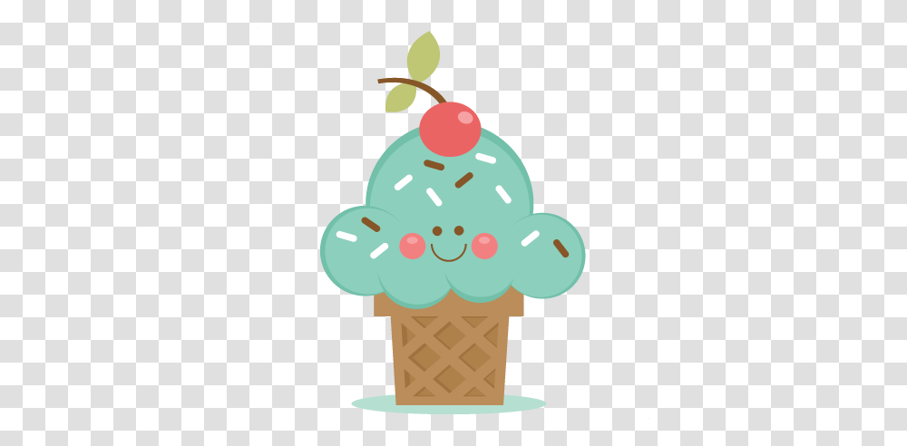 Ice Cream Cone Scrapbook Cute Clipart, Dessert, Food, Creme, Sweets Transparent Png