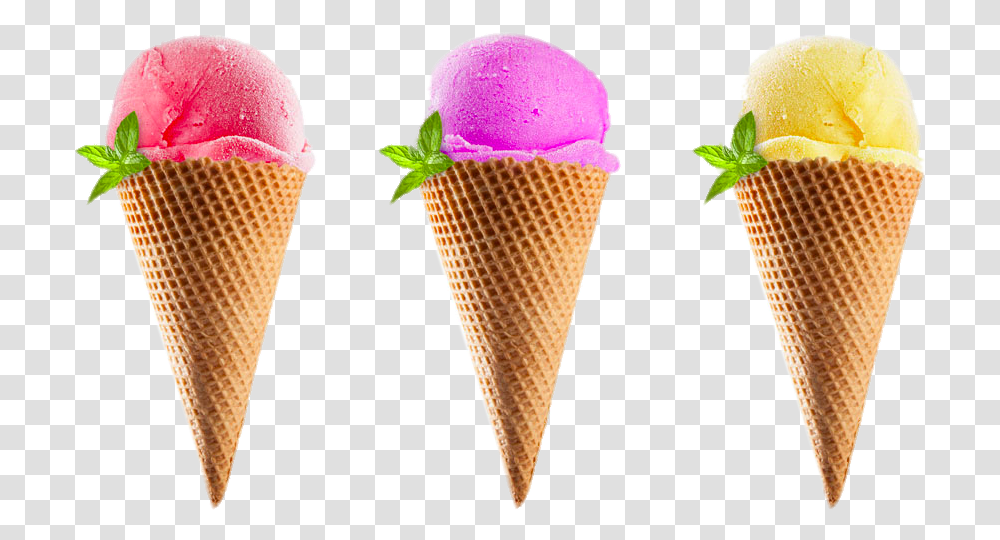 Ice Cream Cone Sundae Ice Cream Hd, Dessert, Food, Creme Transparent Png