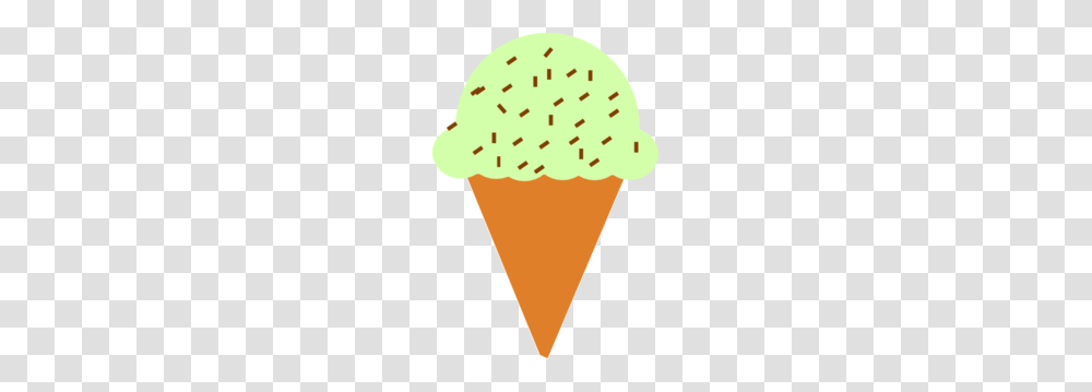 Ice Cream Cone With Sprinkles Clip Art, Dessert, Food, Creme, Sweets Transparent Png