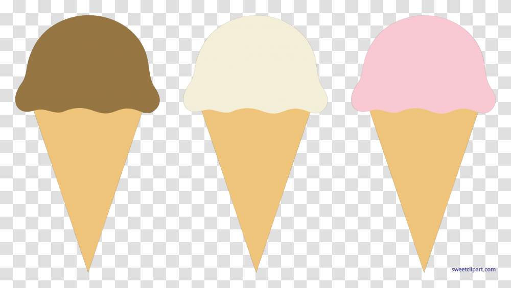 Ice Cream Cones Chocolate Vanilla Strawberry Clip Art, Dessert, Food, Creme Transparent Png