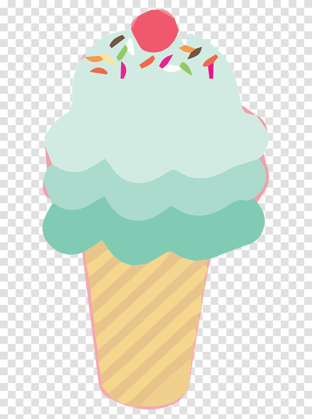 Ice Cream Cones Clipart Commercial Use Ice Cream Cone Clipart, Dessert, Food, Creme, Baseball Cap Transparent Png